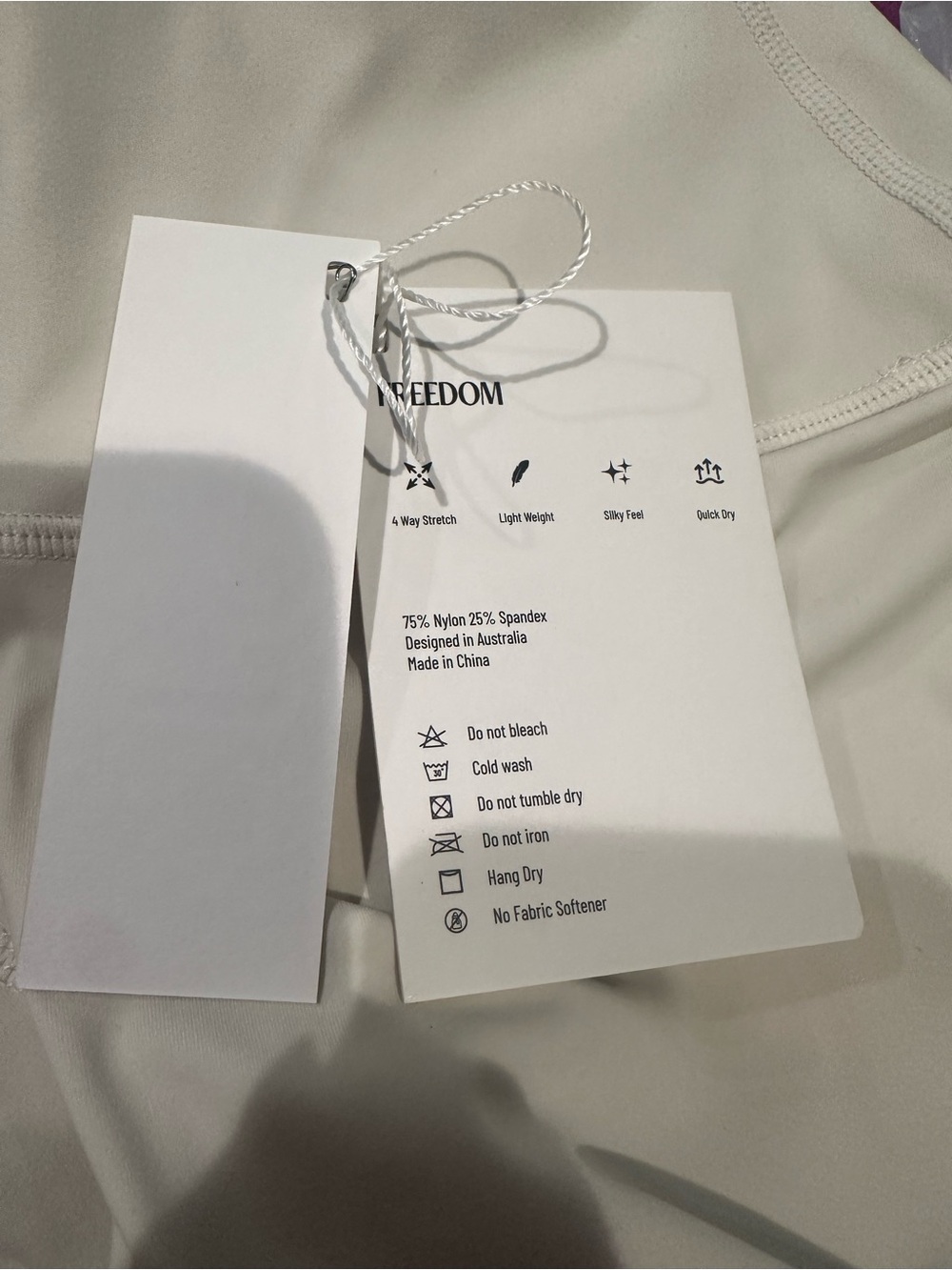 CSB Freedom White Leggings - Brand New - Size Small - Picture 6 of 6